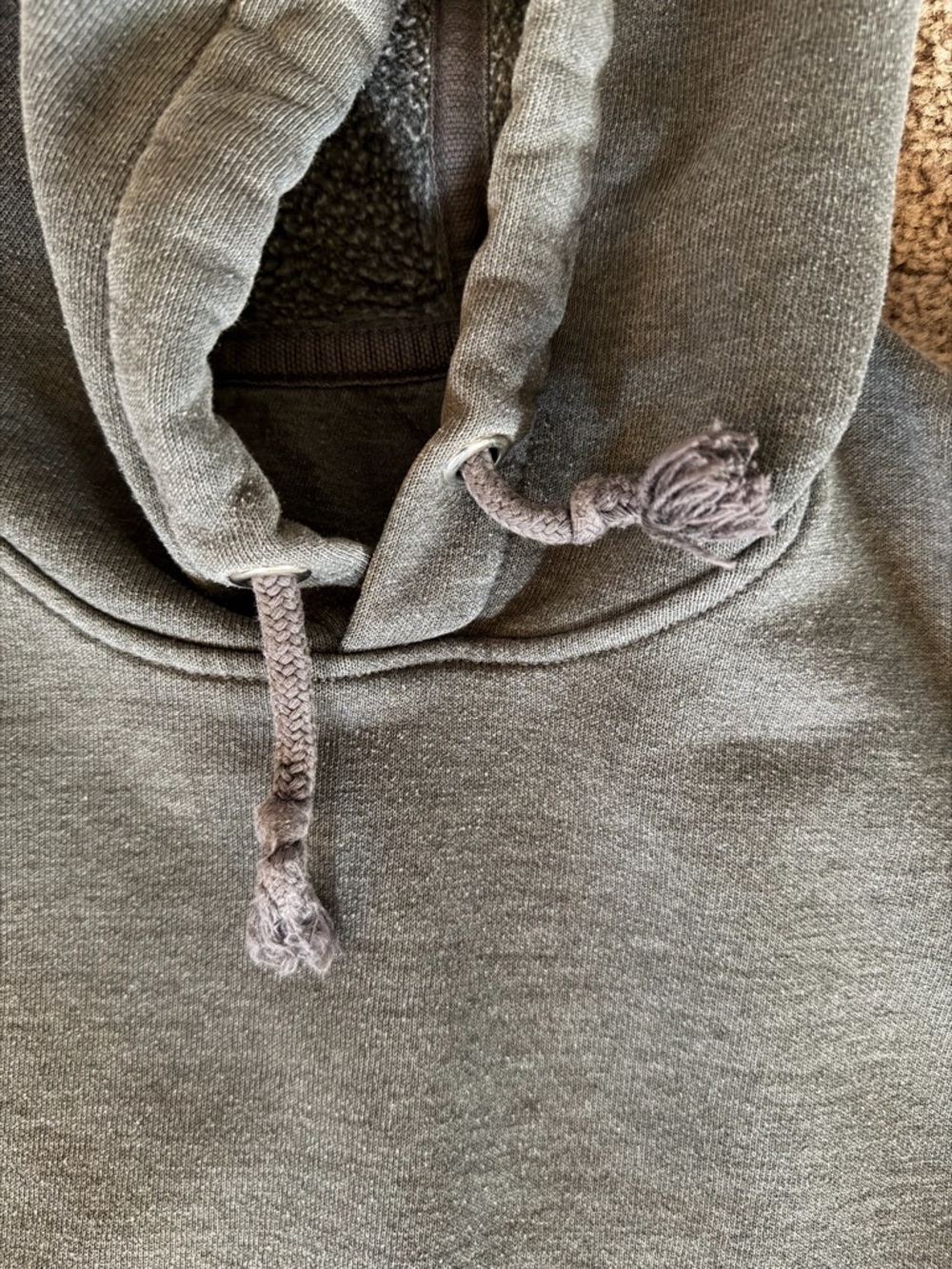 Carhartt Men's Hooded Pullover Sweatshirt in Gray, Size S - Picture 7 of 7